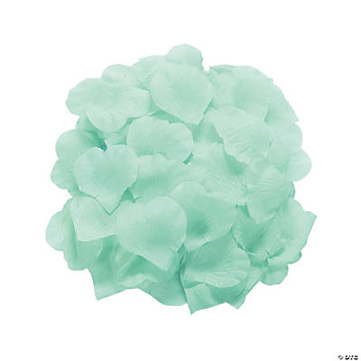 green rose petals