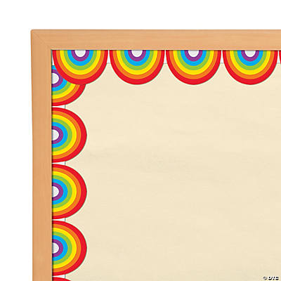 Paper Black Scalloped Bulletin Board Borders