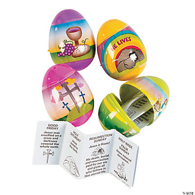 Resurrection Story Filled Plastic Easter Egg