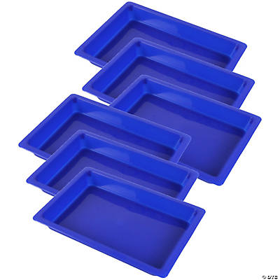 Romanoff Small Utility Caddy, Blue, Pack of 6
