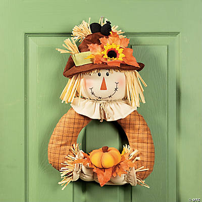 Scarecrow Wreath - Oriental Trading - Discontinued