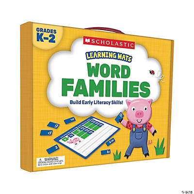 Word Family Spiral Flip Books, Educational, 37 Pieces