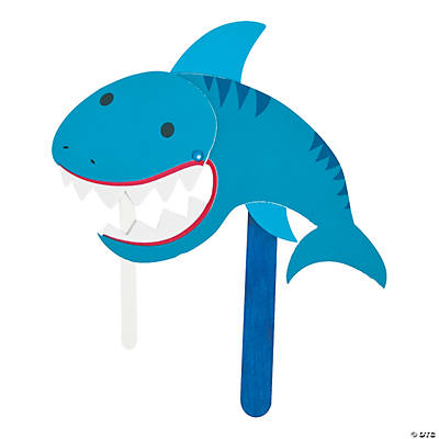 Shark Puppet Craft Kit - Makes 12