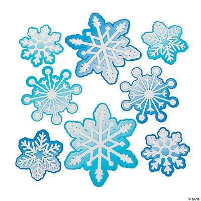 Fun Express - Snowflake Stamps (2dz) for Winter  