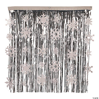 Mardi Gras Metallic Fringe Door Curtain