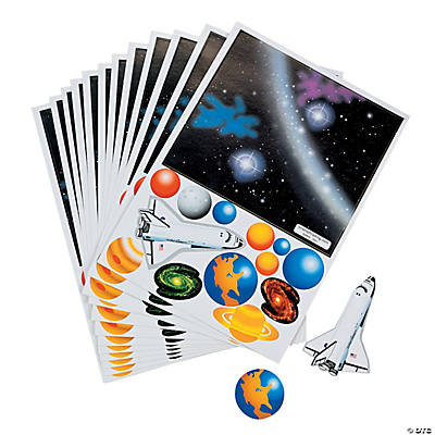 Solar System Sticker Scenes