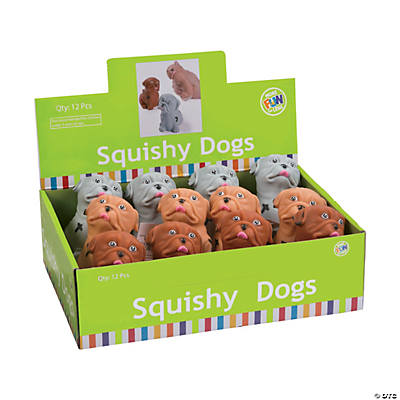 Squishy Dog Puffer Toys