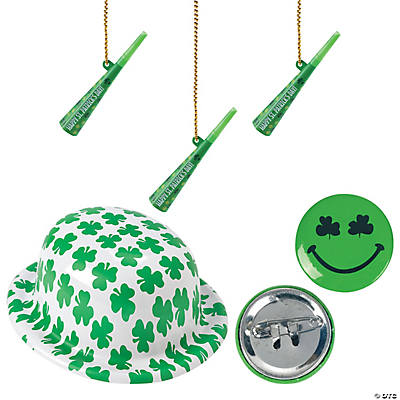 Bulk 500 Pc. St. Patrick's Day Green Bead Necklace Assortment
