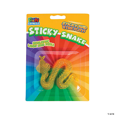 sticky snake toy