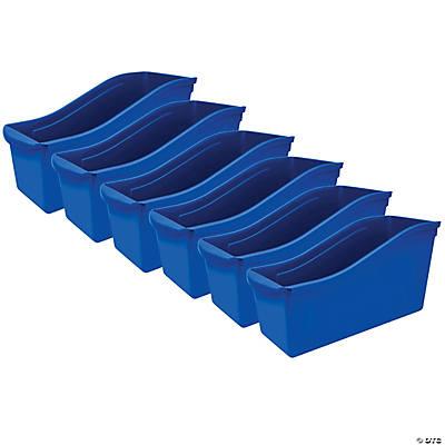 Storex Large Activity Tray, Kids' Craft and Bead Organizer, Blue, 12-Pack