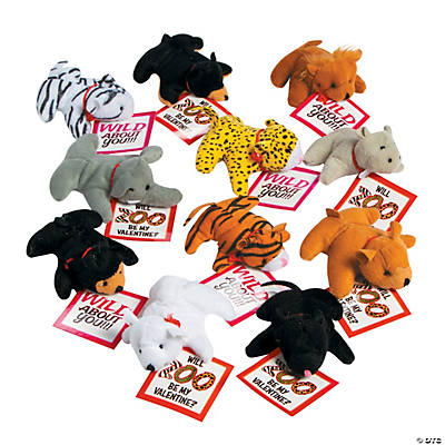 stuffed zoo animals