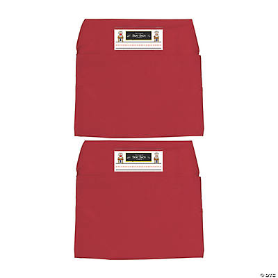 Presidio 18x 18 Square Indoor/Outdoor Pillow with Piping, 2-Pack - Red
