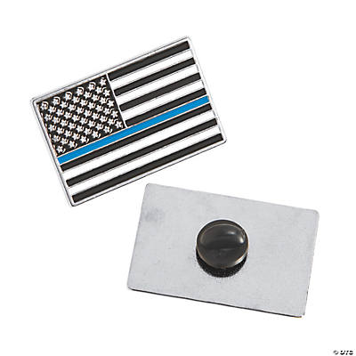 Give Blue - Thin Blue Line American Pins (Bulk) 100 Pack