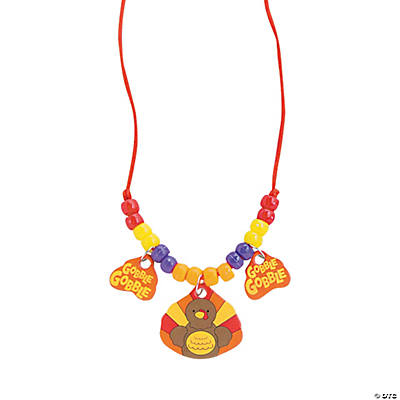 Turkey Beaded Necklace Craft Kit - Makes 12