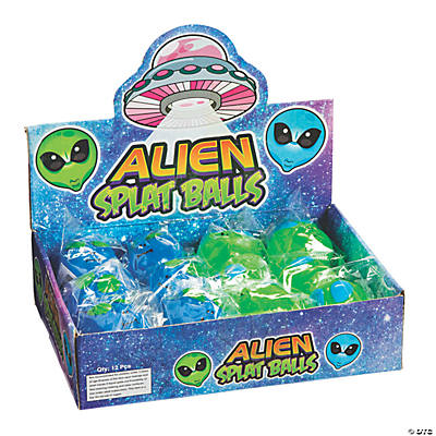 Kids Sling Shot Shark Alien Toy Boys Girls Outdoor Splat Gift Mad Ball 