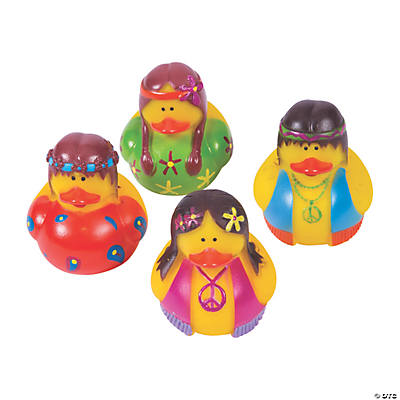 hippie rubber ducks