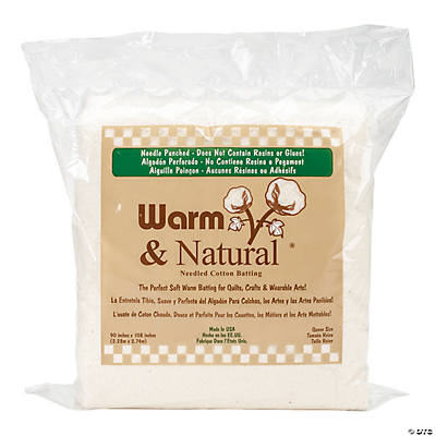 Warm Company Warm & Natural Cotton Batting - Full/Queen Size, 90 x 40yd