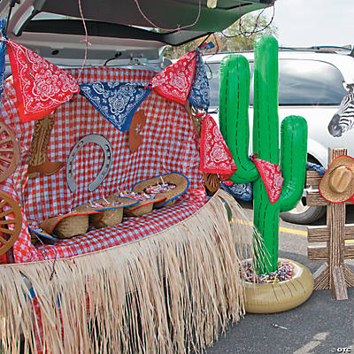 Western Trunk  or Treat Car Decorations  Idea