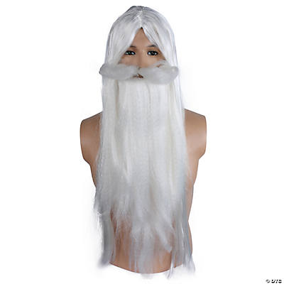 White Wizard Wig Beard Set Morris Costumes