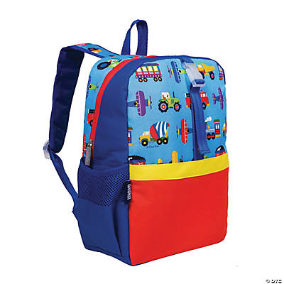 Wildkin Kids Insulated Lunch Box Bag (Trains, Planes and Trucks)