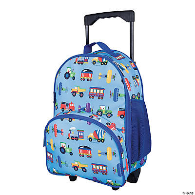 Wildkin Trains, Planes & Trucks Clip-In Lunch Box Blue