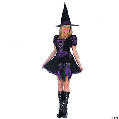 Women’s Purple Punk Witch Costume