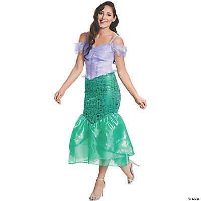  Disney The Little Mermaid King Triton Costume for Adults,  Poseidon Merman Suit for Cosplay or Sea God Dress-Up Large : Clothing,  Shoes & Jewelry