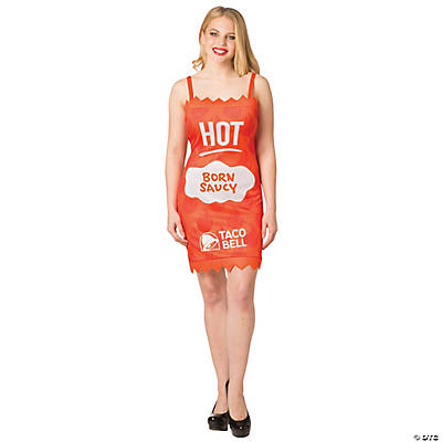 Women's Taco Bell Fire Sauce Costume - Small/Medium