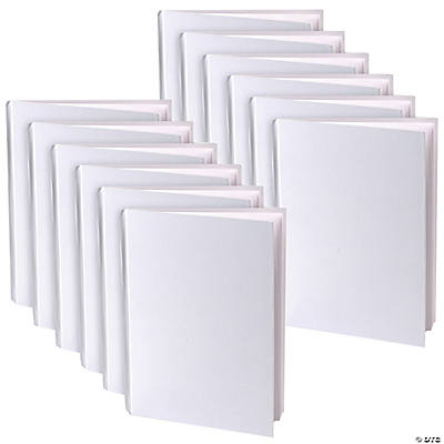 Lakeshore Blank Hardcover Books Set of 5 - 9 x 9 inch 20 pages each White  covers