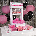 Hot Pink Wedding Candy Buffet Idea Image Thumbnail 1