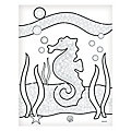 Jeweled Sea Horse Mosaic Template Idea Image Thumbnail 1