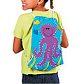 Sea Creatures Canvas Drawstring Bag Idea Image Thumbnail 1