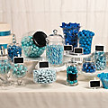 Something Blue Wedding Candy Buffet Idea Image Thumbnail 1
