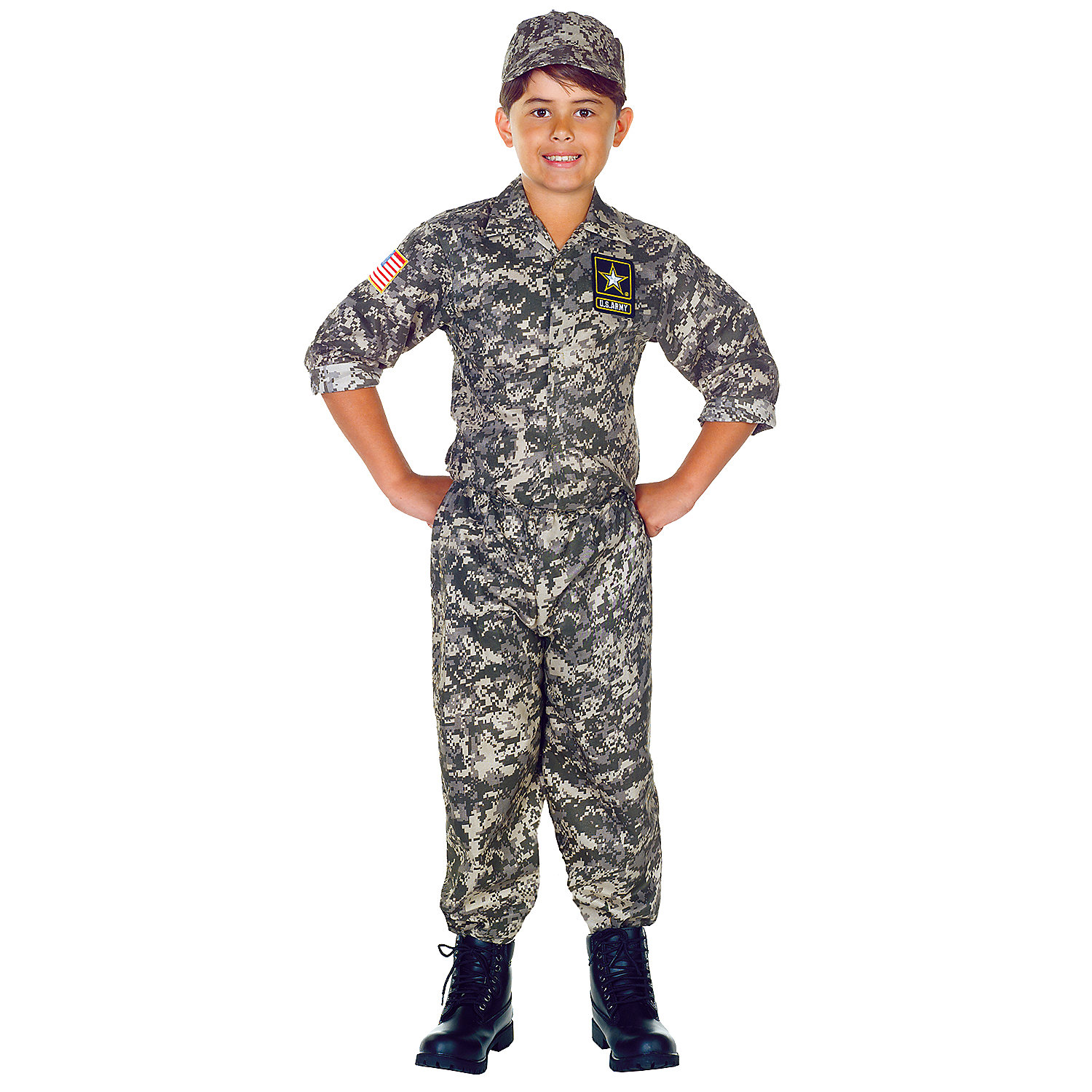 Halloween Express Boys’ U.S. Army Camouflage Costume