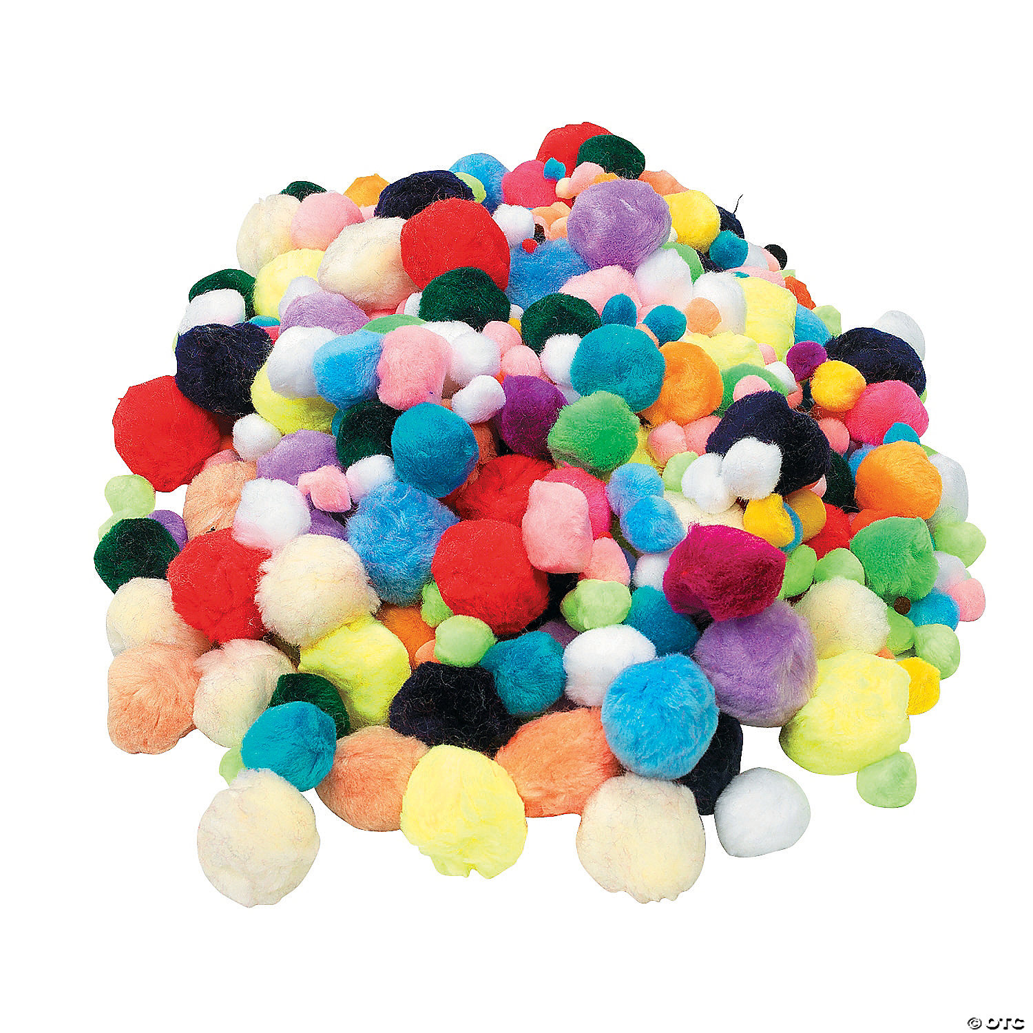 Pom Poms Assorted Colours and sizes 50 by Amazing Arts and Crafts 