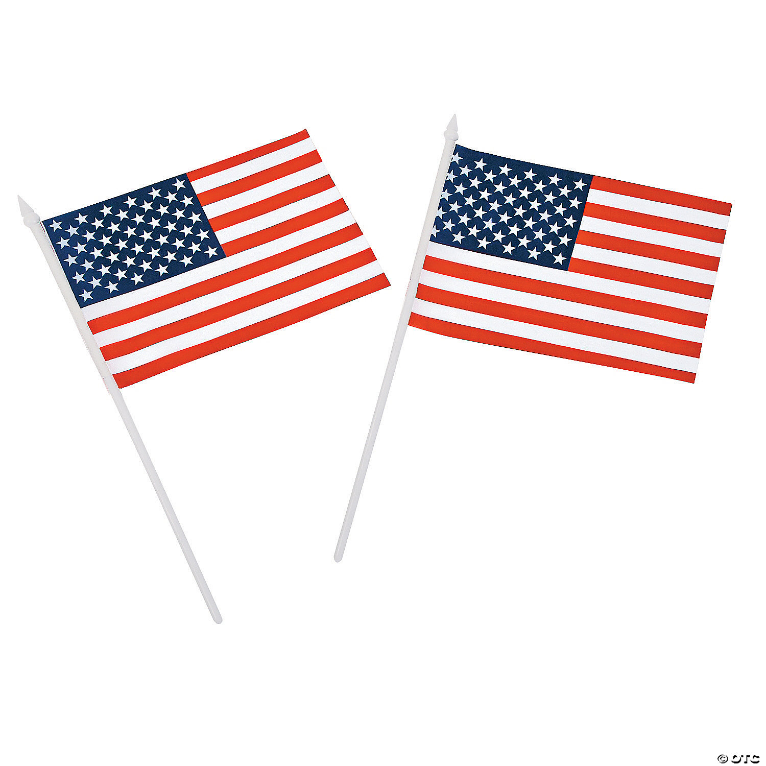 USA Plastic Fringe Fan Flag American United States Banner Flags 14" x 100' 