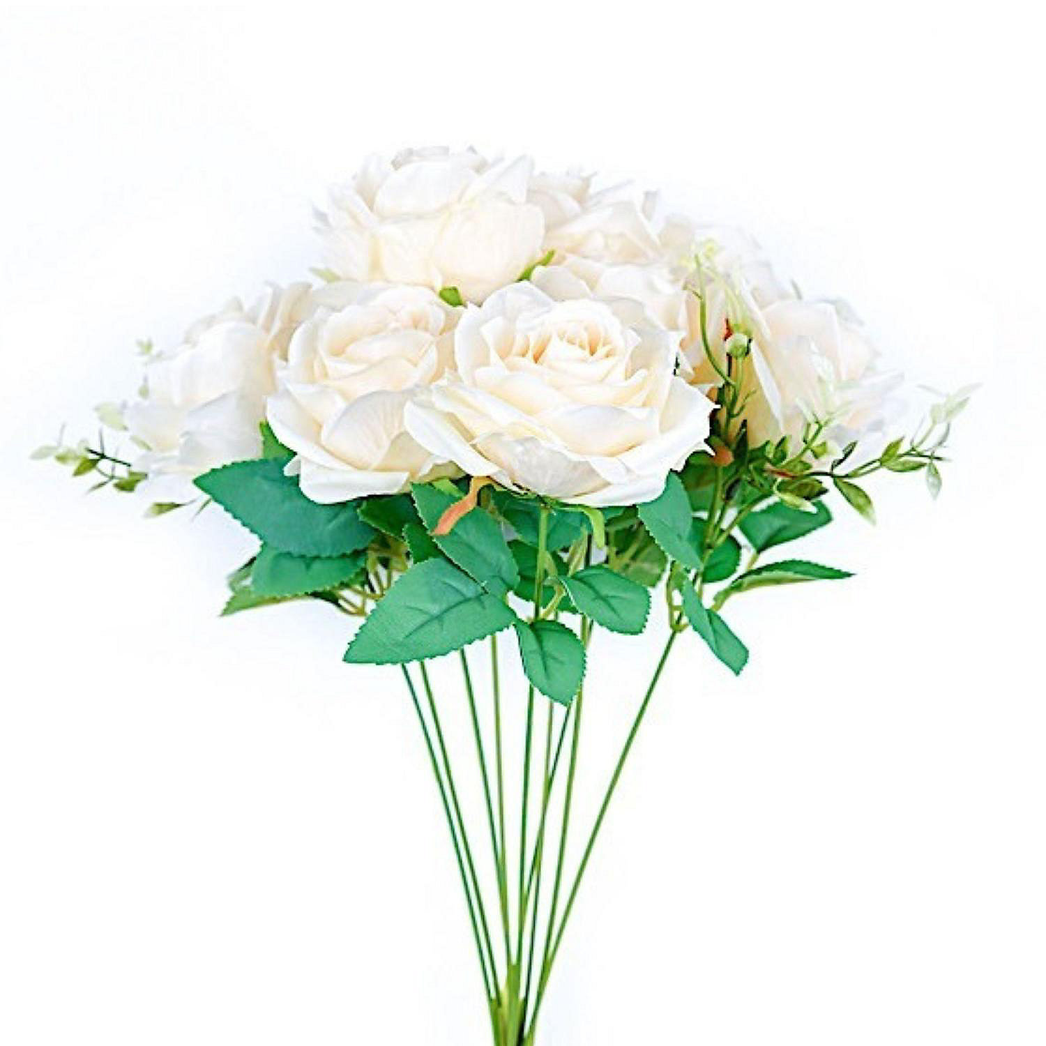 18" Silk Rose Bushes Artificial Flowers Oriental Trading