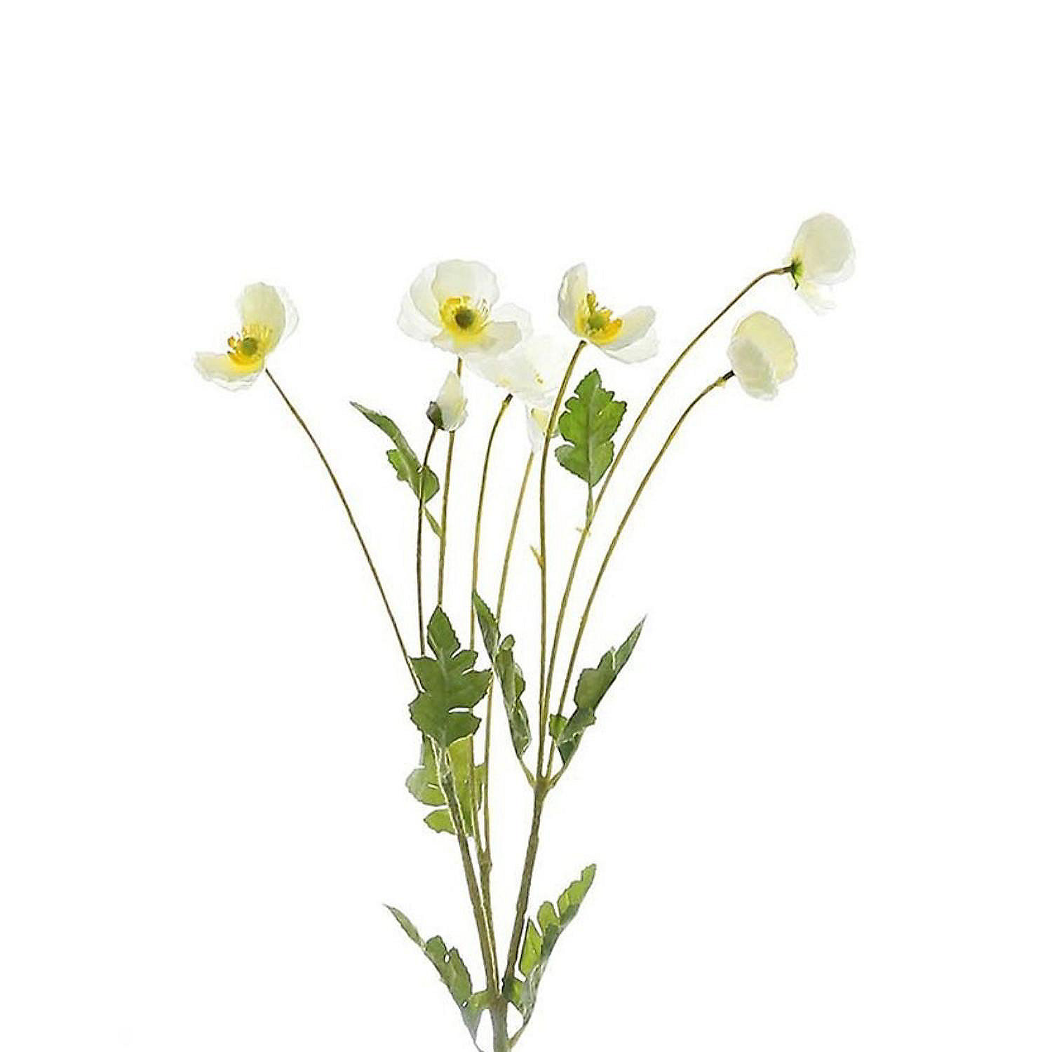 2 Bushes 33" Stem Silk Poppy Sprays Artificial Flower Oriental Trading