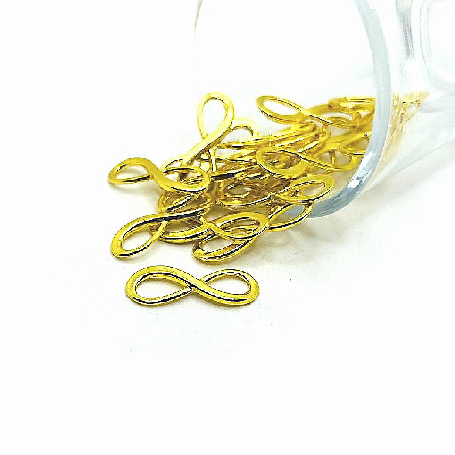 20 Gold Infinity Connector Charms Oriental Trading