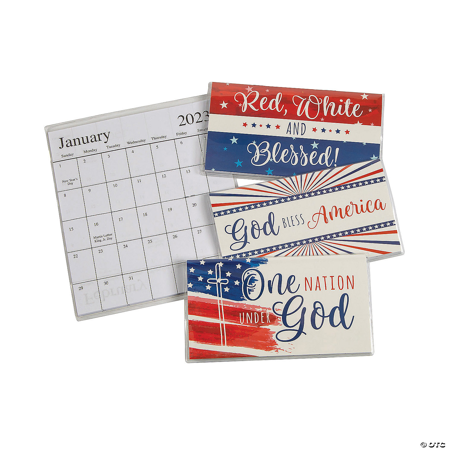 2022 - 2023 God Bless America Pocket Calendars - 12 Pc. | Oriental Trading