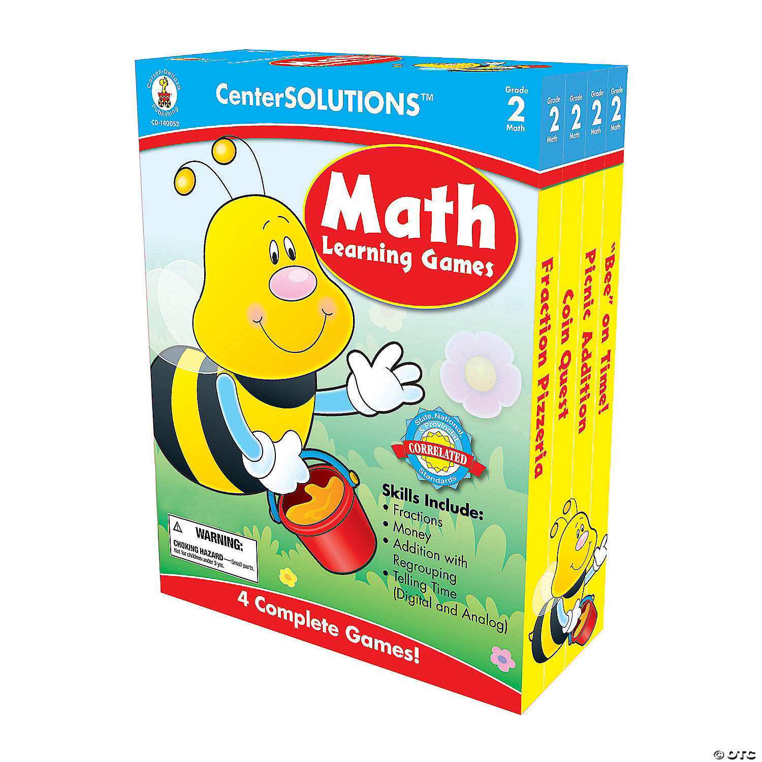 Steken Relatief gezantschap 2nd Grade Math Learning Games Set | Oriental Trading