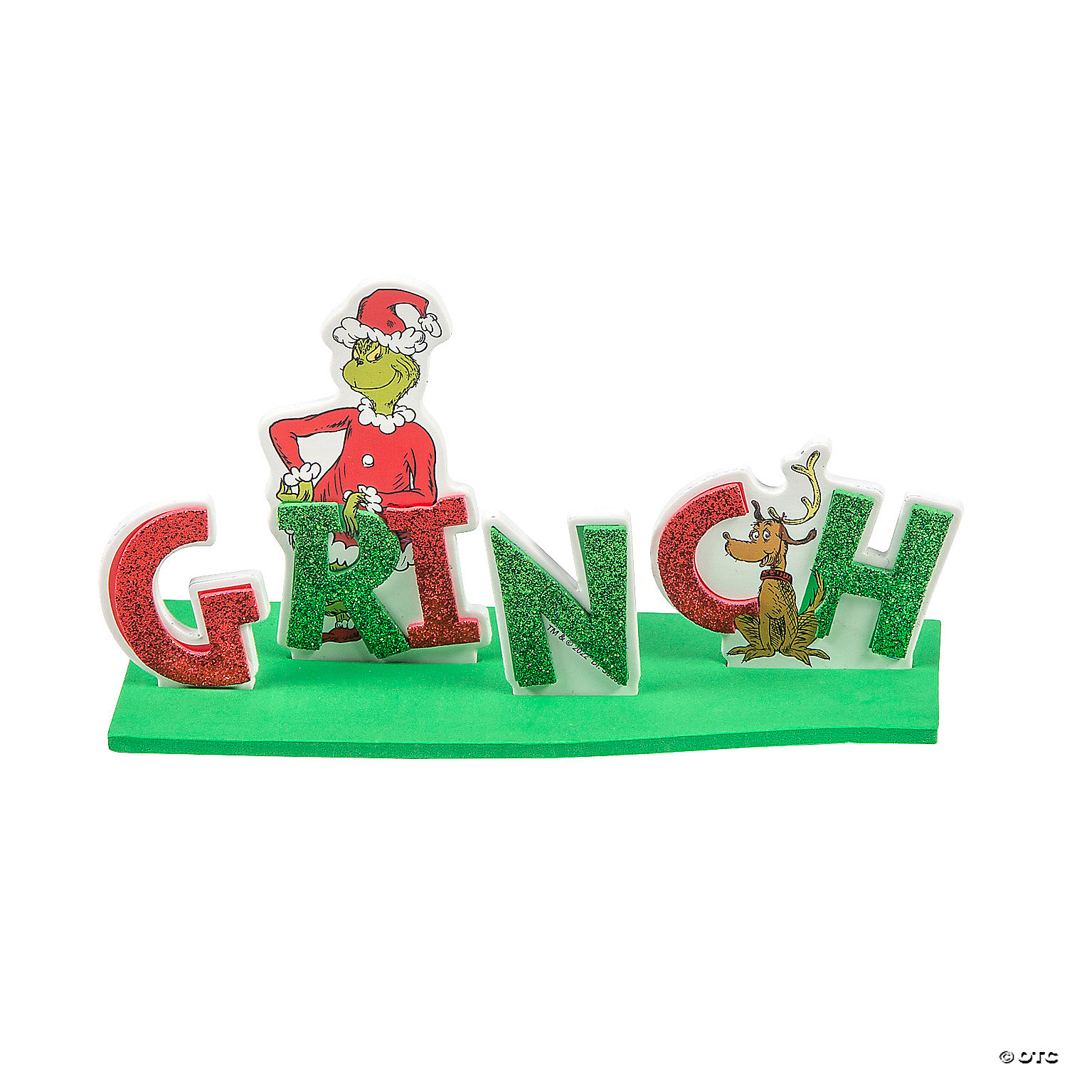 3D Dr. Seuss™ The Grinch Name Stand-Up Craft Kit - Makes 12 | Oriental ...