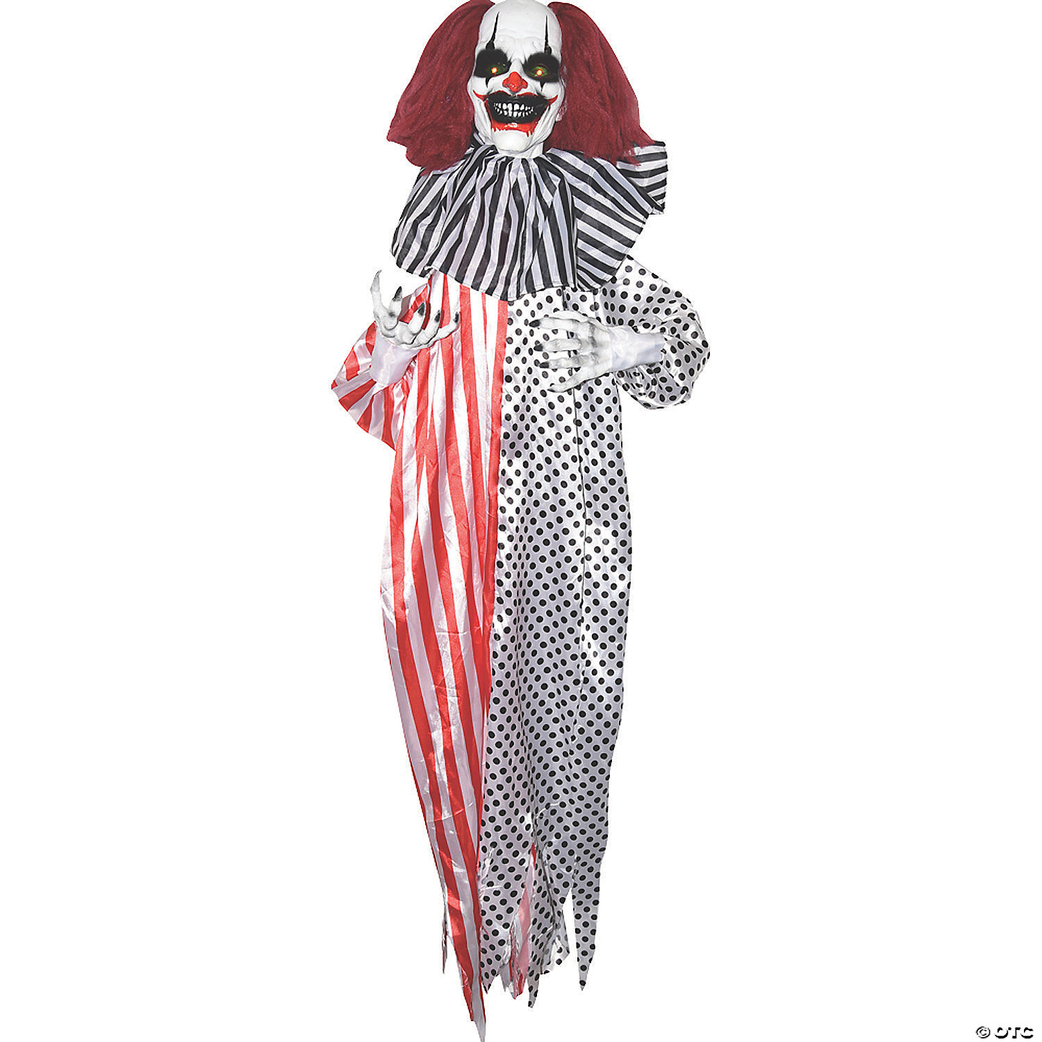 5' Hanging Shaking Clown Halloween Decoration | Oriental Trading