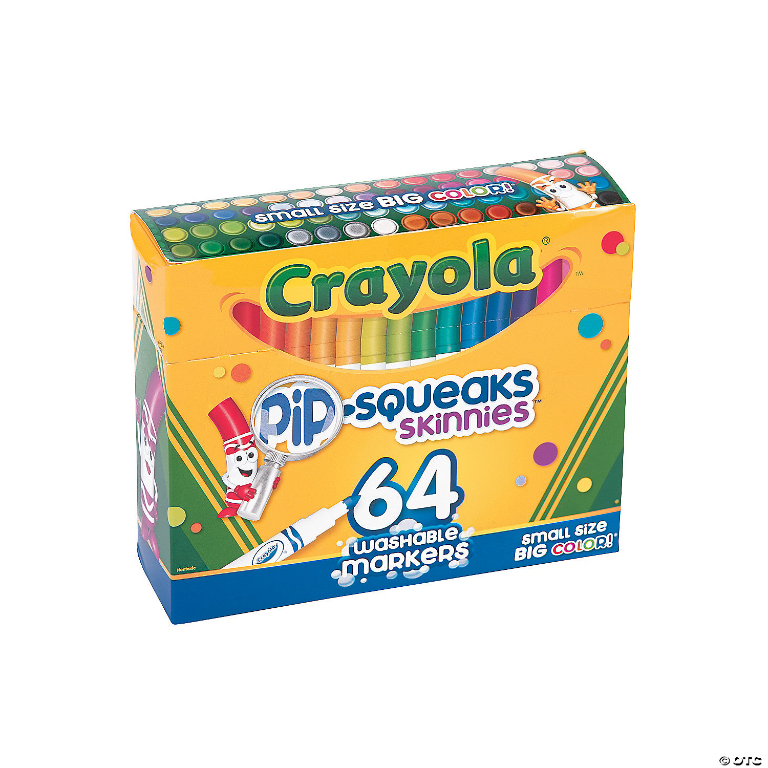DISCOUNTED Last One Crayola Pip Squeaks Washable 10 Markers 30 Page Book 