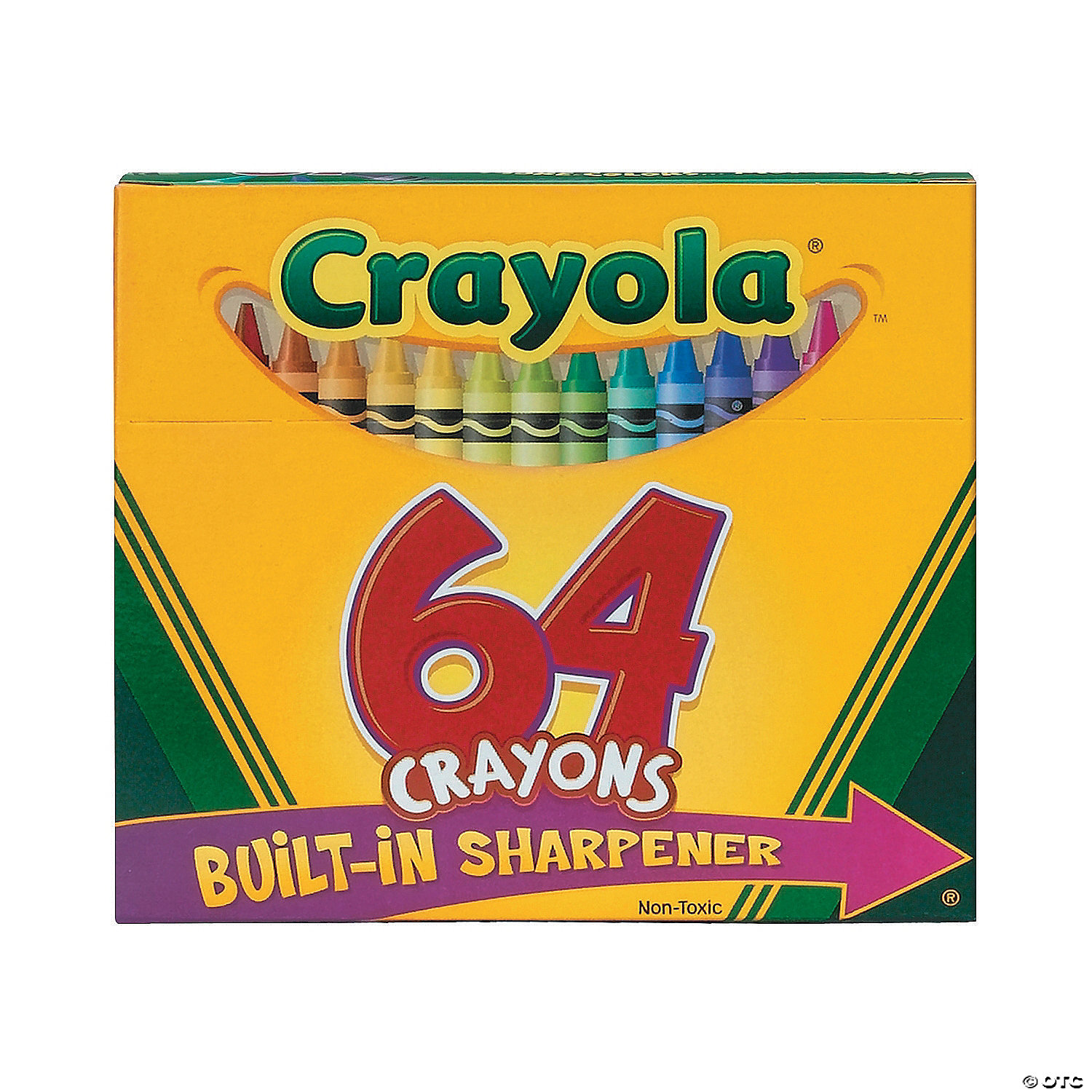 64-Color Crayola® Crayons - 1 Box | Oriental Trading