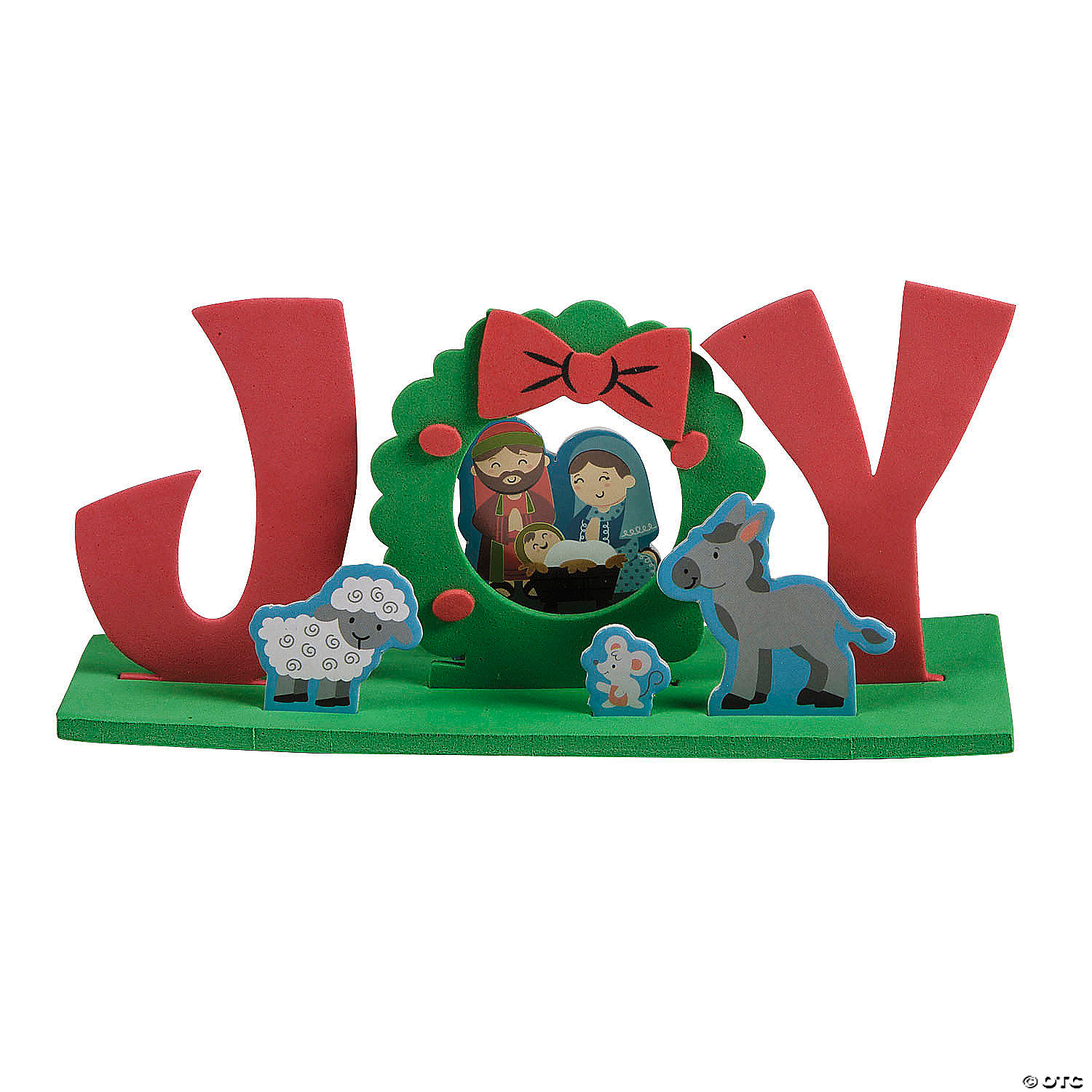 7 1/2" x 3 1/2" 3D Joy Nativity StandUp Craft Kit Makes 12