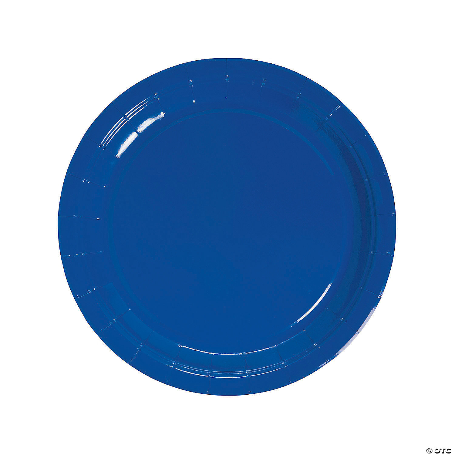 9 Bulk Blue Paper Dinner Plates - 250 Ct.