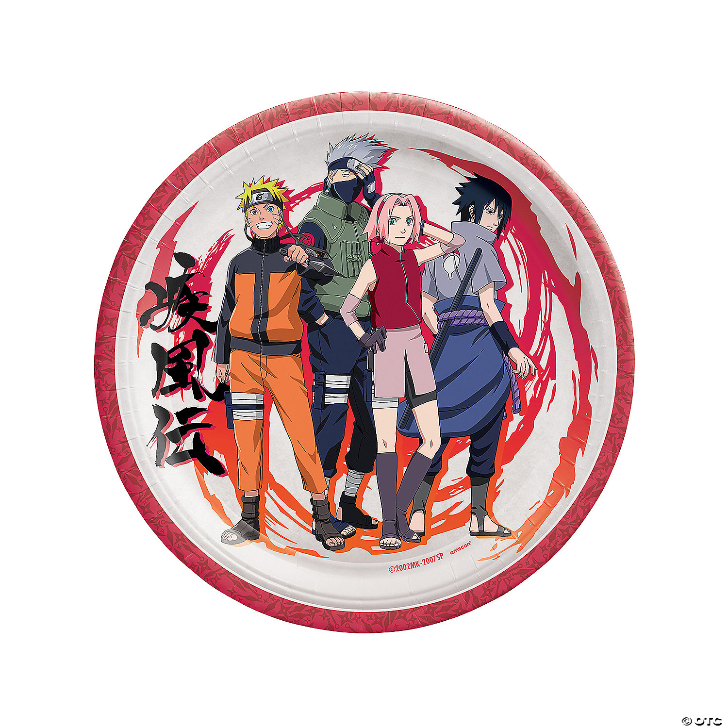 9" Naruto™ Paper Dinner Plates 8 Ct. Oriental Trading