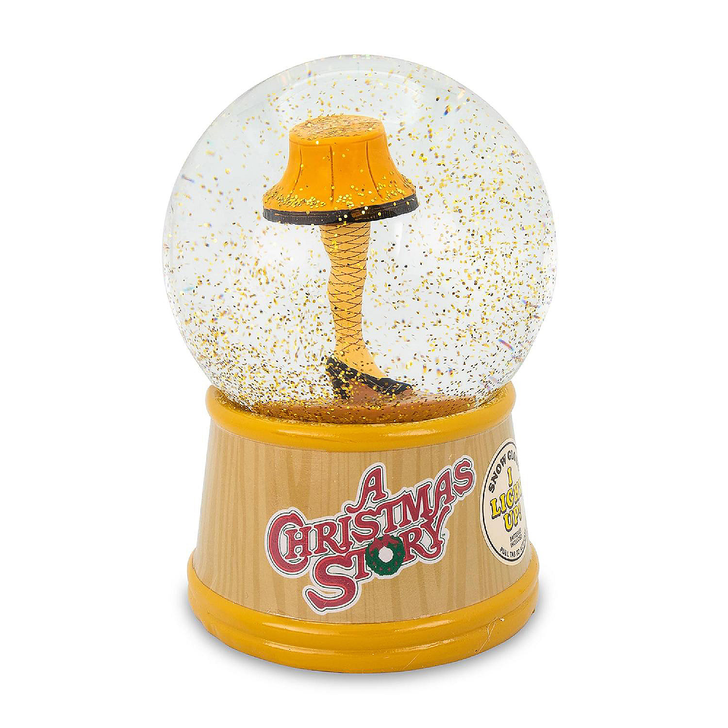 A Christmas Story Leg Lamp Light-Up Collectible Snow Globe 6