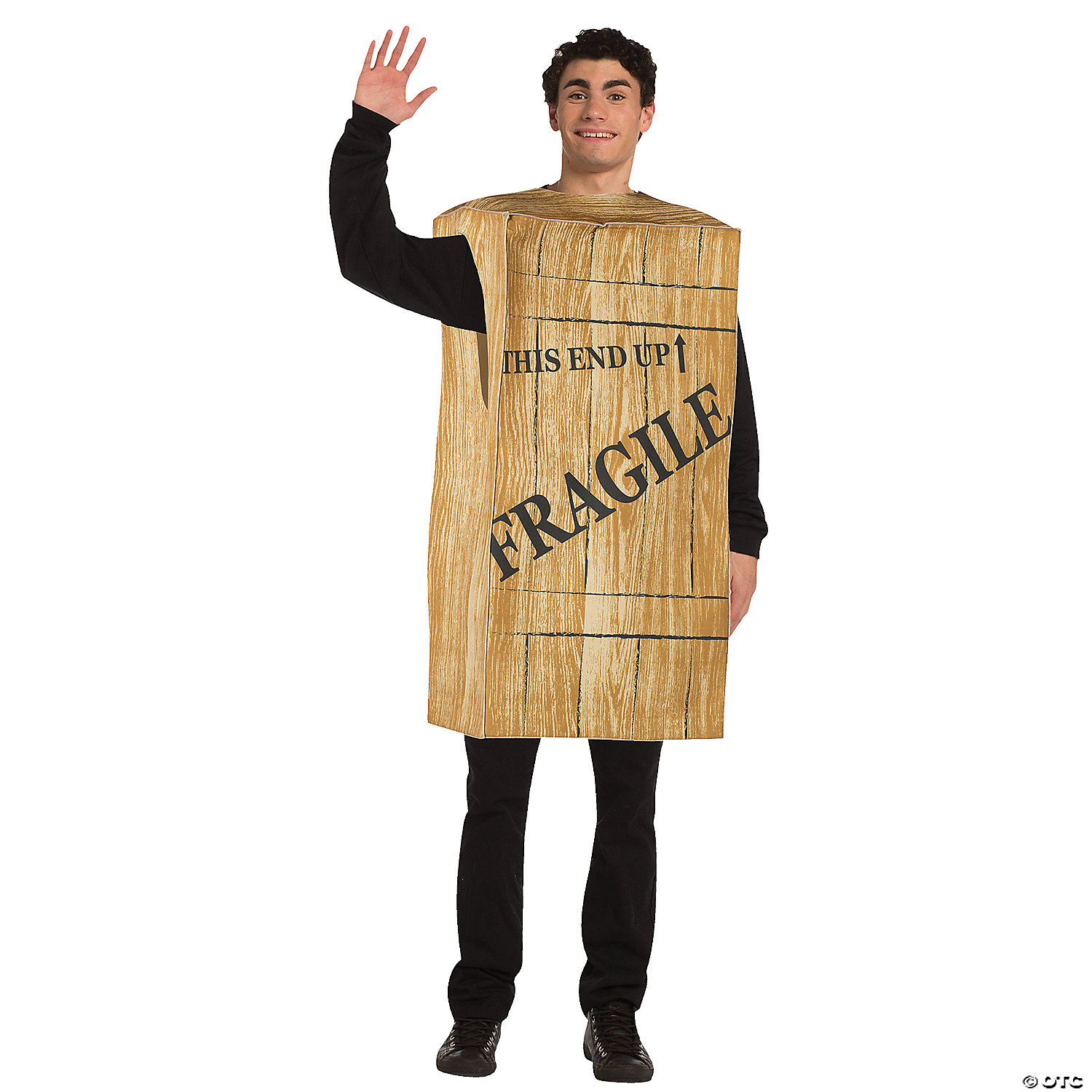 Adult Fragile Crate Costume | Oriental Trading